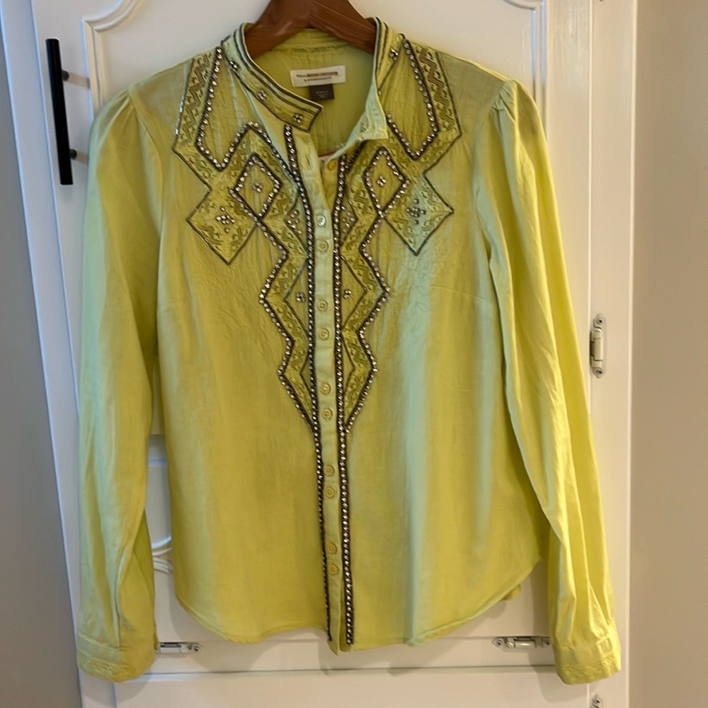 Pilcro Beaded Buttondown